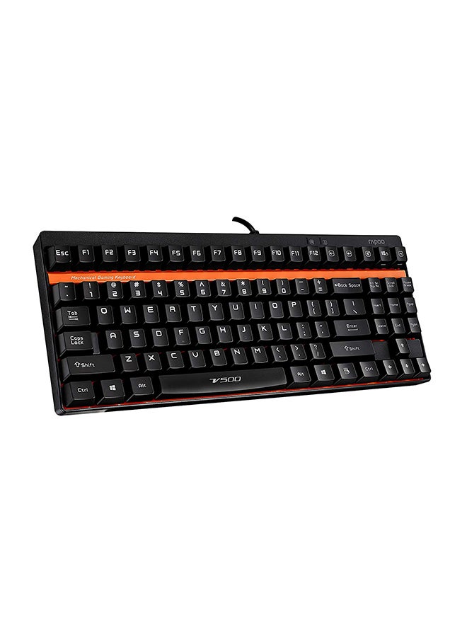 رابو لوحة مفاتيح سلكية ميكانيكية بإضاءة خلفية RGB للألعاب أسود - Image 1