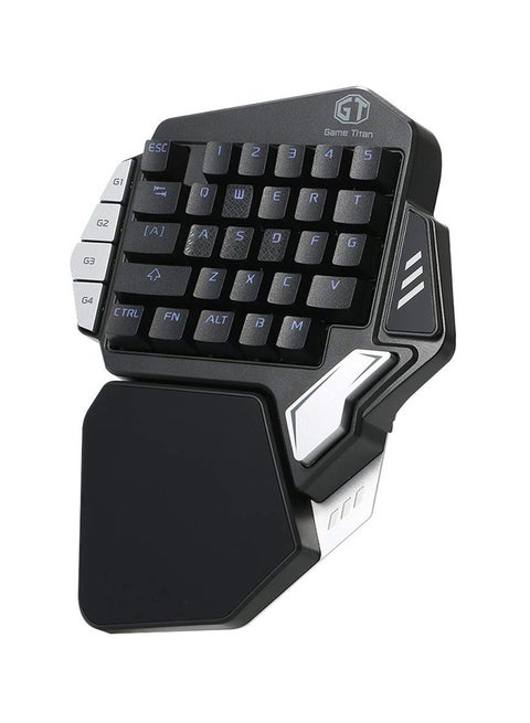 Single Hand Mechanical Wired Gaming Keyboard