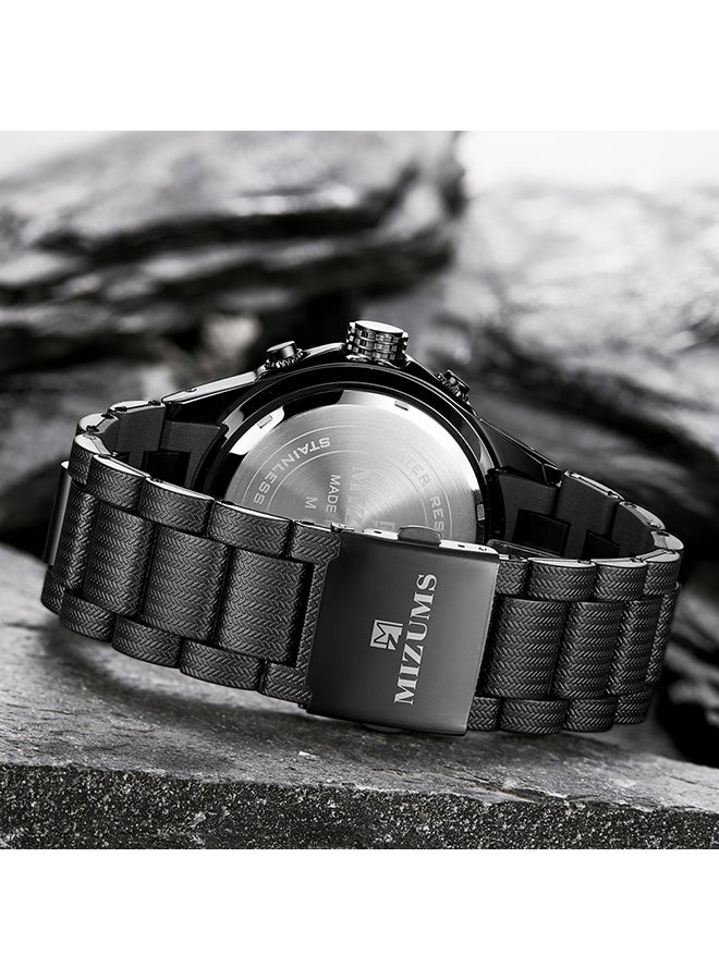 ميزومس ساعة يد رقمية وبعقارب بسوار من خليط معدني طراز J4375-3 unisex - Image 2