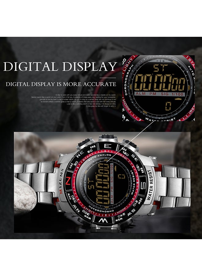 ميزومس ساعة يد رقمية بسوارمصنوع من المعدن طراز J4372-5 unisex - Image 3