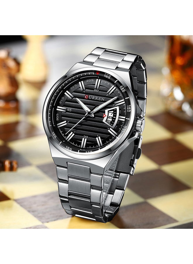 كارين ساعة يد رقمية بسوار من المعدن طراز J4363S-B - Image 3