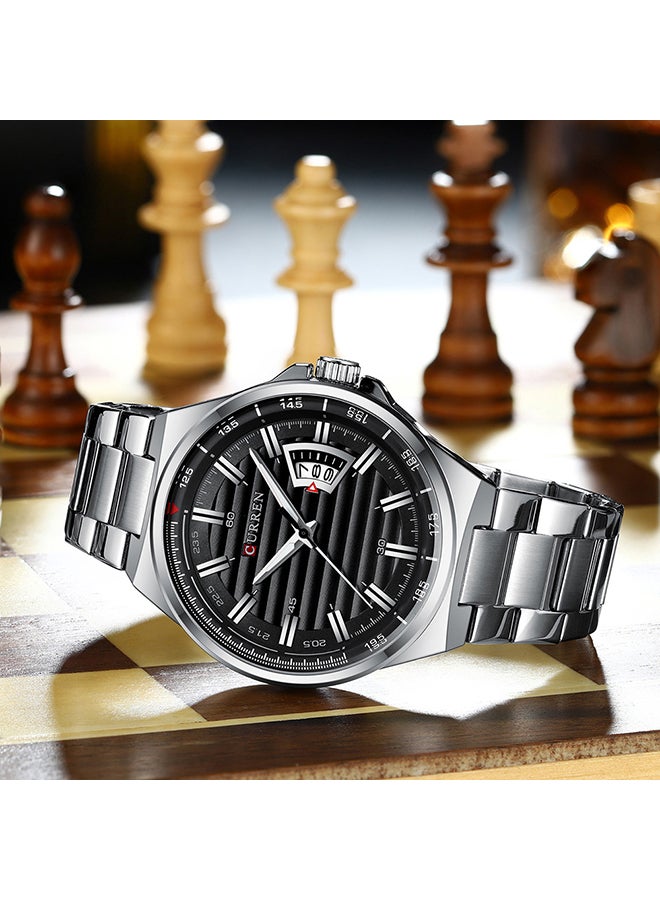 كارين ساعة يد رقمية بسوار من المعدن طراز J4363S-B - Image 4