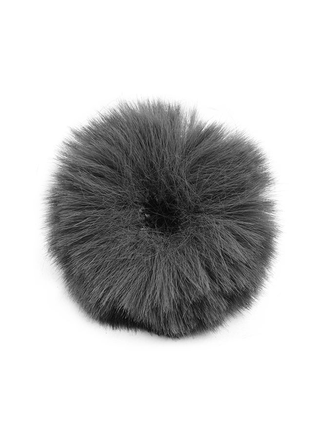 Clip-on Microphone Furry Windshield Mic Muff D7977GY-C Grey  - Image 3