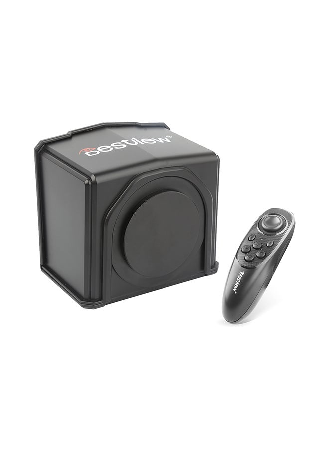 T1 Portable Camera Teleprompter Prompter With Remote Control Black
