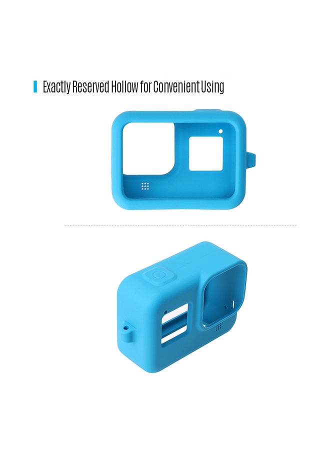 Silicone Protective Housing GoPro Hero 8 Action Camera Case Blue  - Image 2