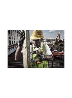 DEWALT 18V Compact Hammer Drill, Brushless, 2 x 1.5Ah Batteries, Charger And Kit Box Yellow/Black 13mm  - Image 2