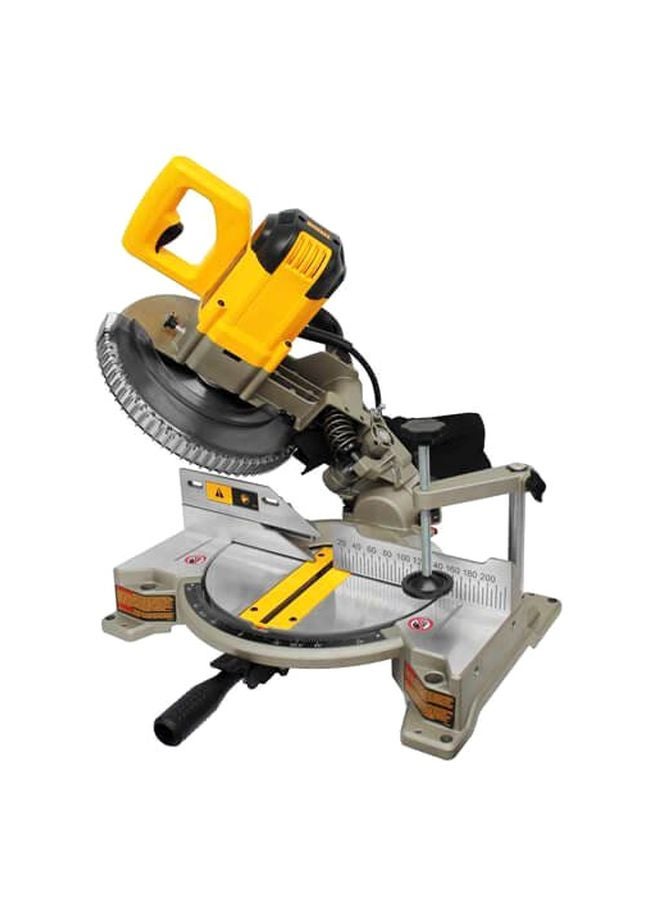 DEWALT Compound Mitre Saw Silver/Black/Yellow - Image 2
