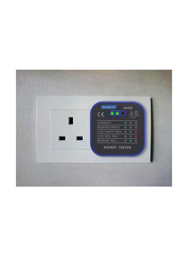 Gazelle Digital Socket Tester Blue/Black - Image 4