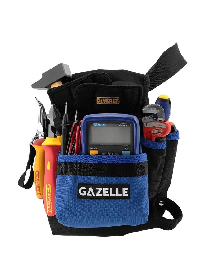 Gazelle Fabric Tool Bag Blue/Black 6x26x28cm  - Image 4