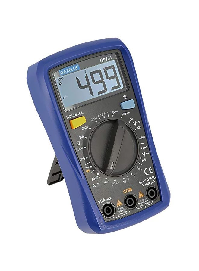 Gazelle Digital Multimeter With Lcd And Buzzer Blue/Black - Image 3