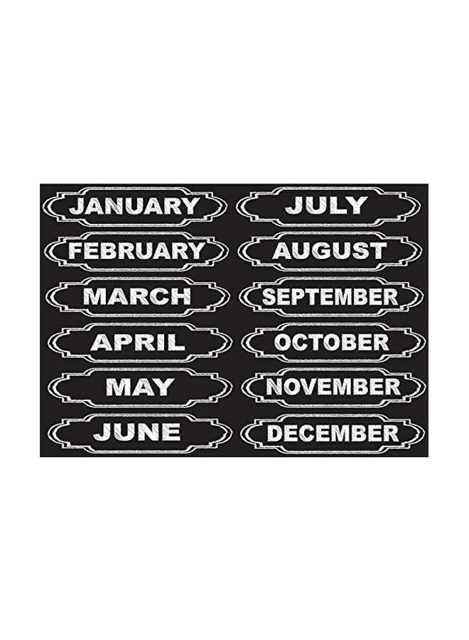Ashley Productions 12-Piece Months Of The Year Die-Cut Magnet ASH19005
