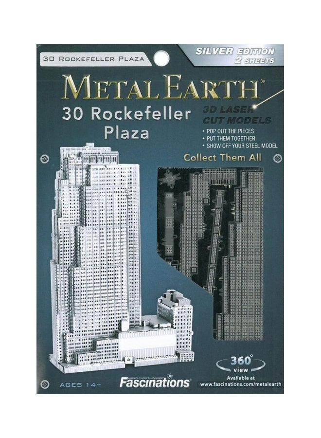 Fascinations 30 Rockefeller Plaza Building 3D Model Kit MMS061  - Image 2