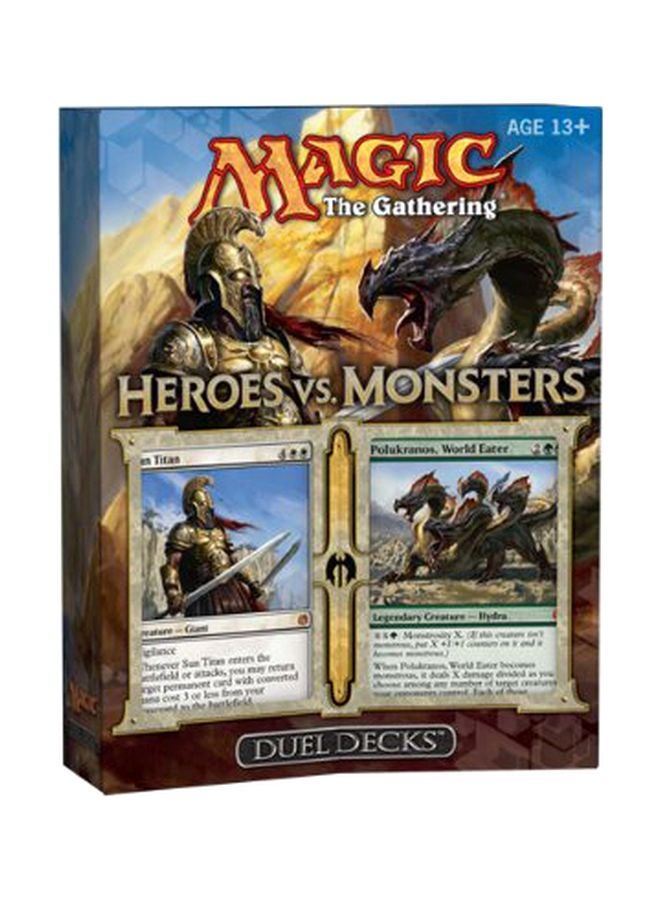 Magic the Gathering Heroes Vs. Monsters Duel Deck Game 