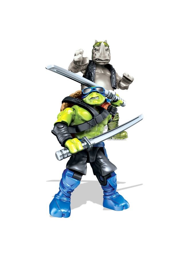 Mega Bloks 86-Piece Teenange Mutant Ninja Turtles Out Of The Shadows Moto Attack Playset DPF79 - Image 4