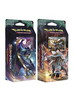 Pack Of 2 Holographic Solgaleo And Lunala Card Game 97712536828