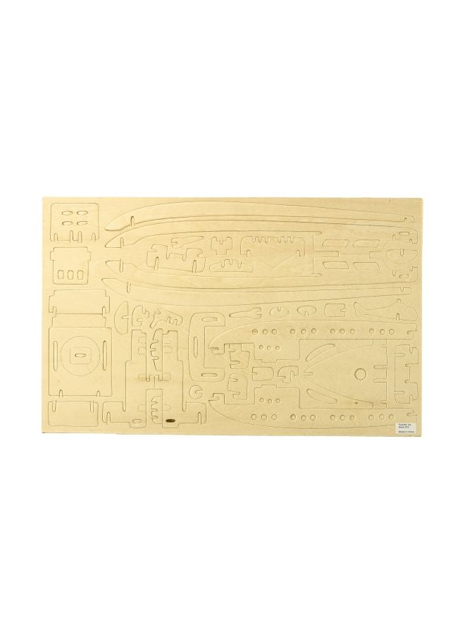 Puzzled 106-Piece 3D Natural Destroyer Wood Puzzle 1409  - Image 2