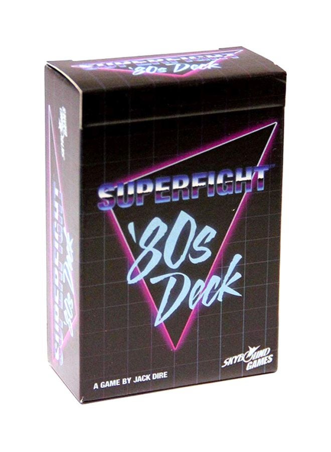 سكاي بوند لعبة بطاقات شدة سوبرفايت 80S مكونة من 100 قطعة طراز 56160. - Image 1