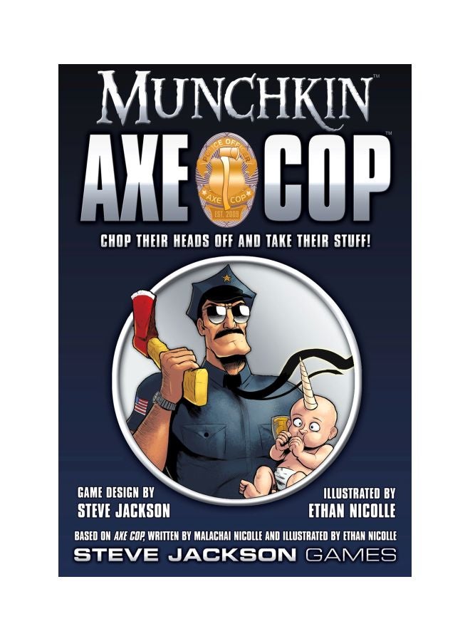 STEVE JACKSON GAMES - Munchkin Axe Cop Card Game 4401SJG - Image 1