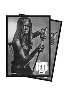 ألترا برو "حافظة واقية قياسية لالعاب الورق بصورة "ميشون" من مسلسل "The Walking Dead" لجهاز ماجيك وبوكيمون" 