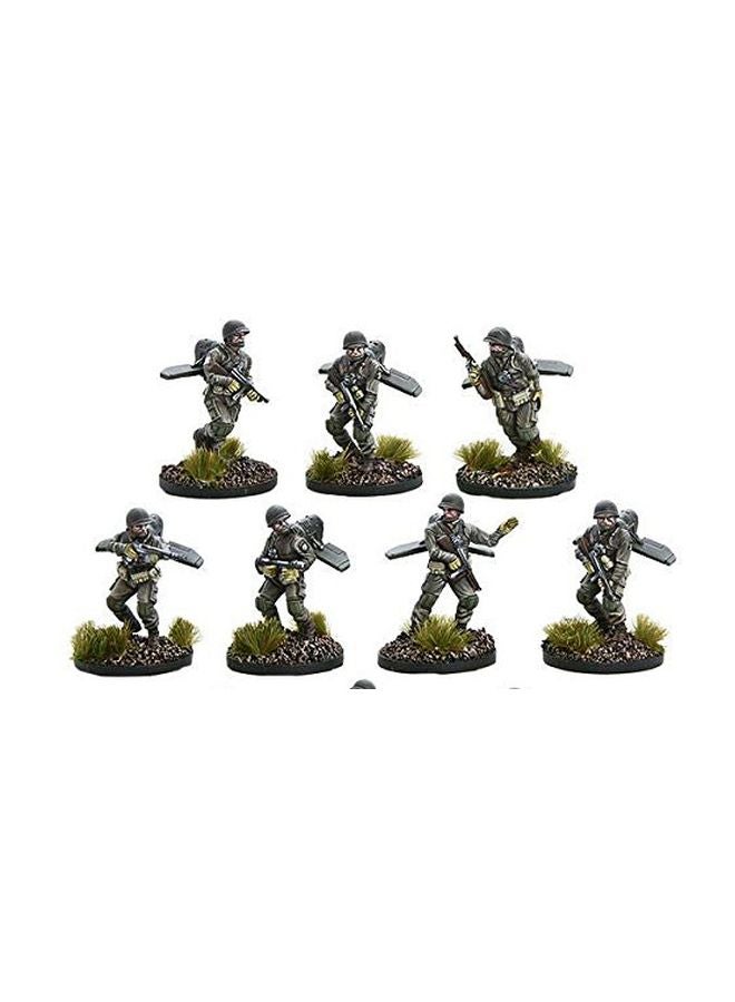 WARLORD GAMES - 10-Piece Konflikt 47 Us Firefly Jump Infantry Playset 452210401 - Image 1
