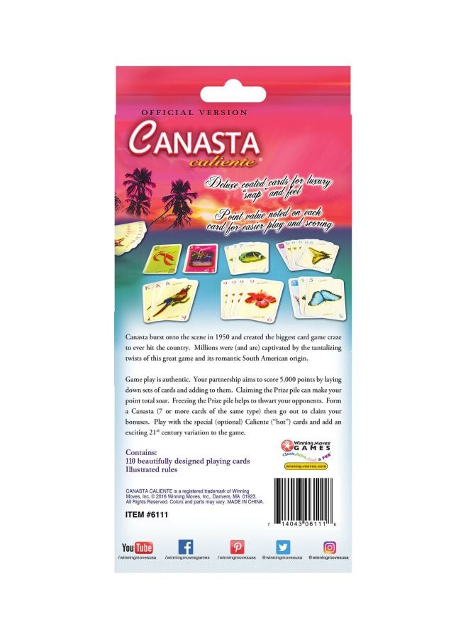 Winning Moves Games - Canasta Caliente Card Game 6111 - Image 1