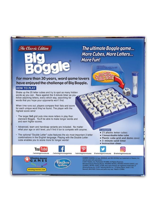 Winning Moves Games - Big Boggle Board Game 1223063119 - Image 1