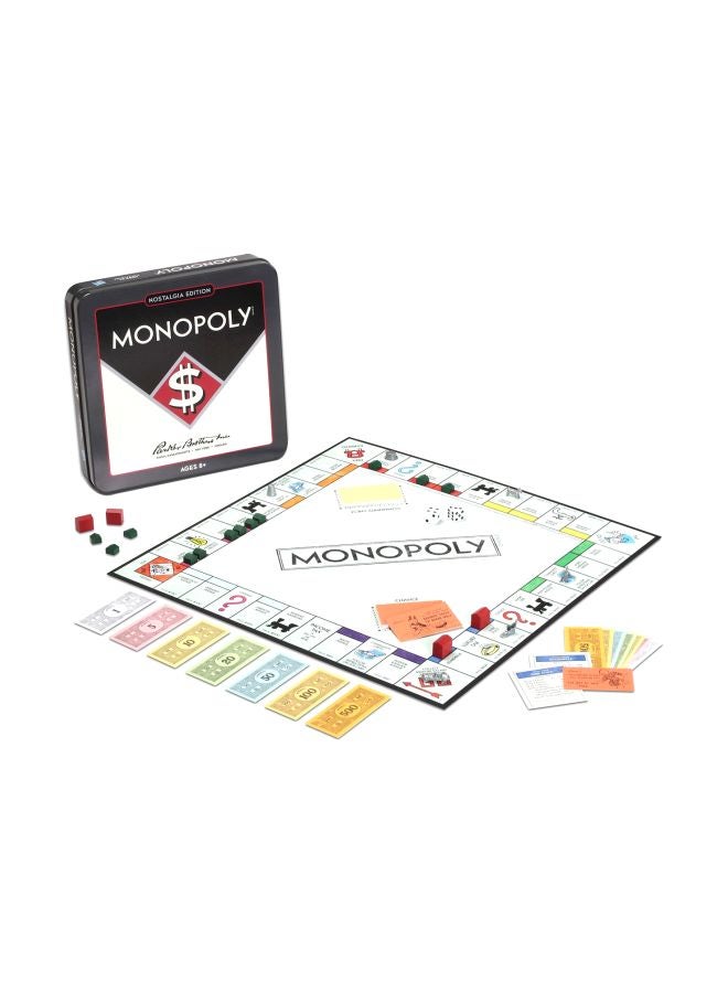 Winning Solutions Monopoly Nostalgia Tin Board Game 22502 - Image 1