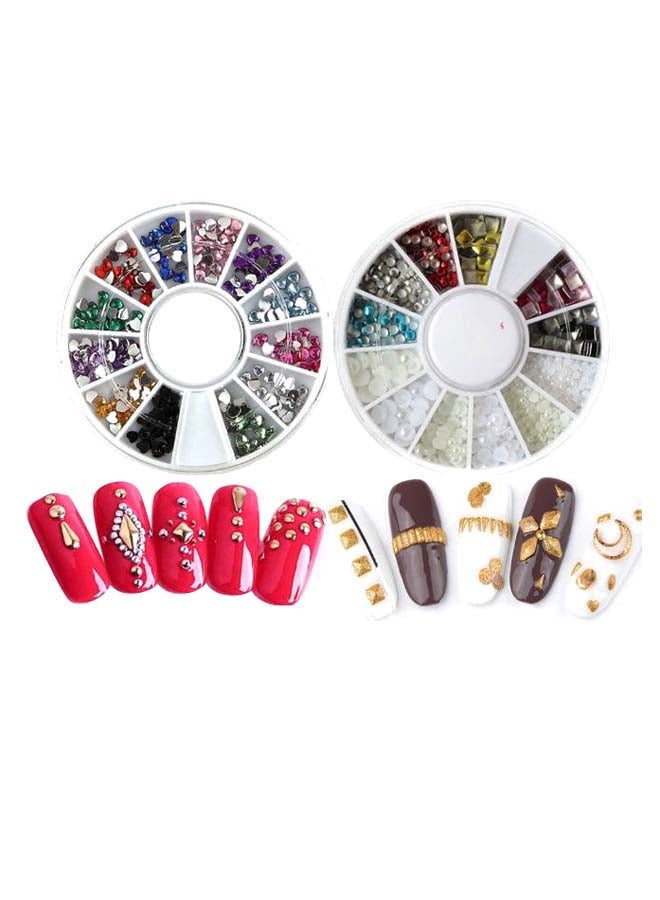 Nail Art Stamping Template Manicure Tool Kit Multicolour - v1578930166/N33566041A_2