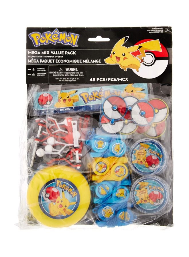 Amscan 48-Piece Pokemon Mega Mix Pack - Image 2