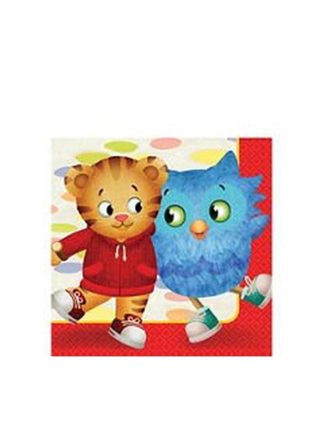 American Greetings Pack Of 16 Daniel Tiger Lunch Napkins  - Image 2