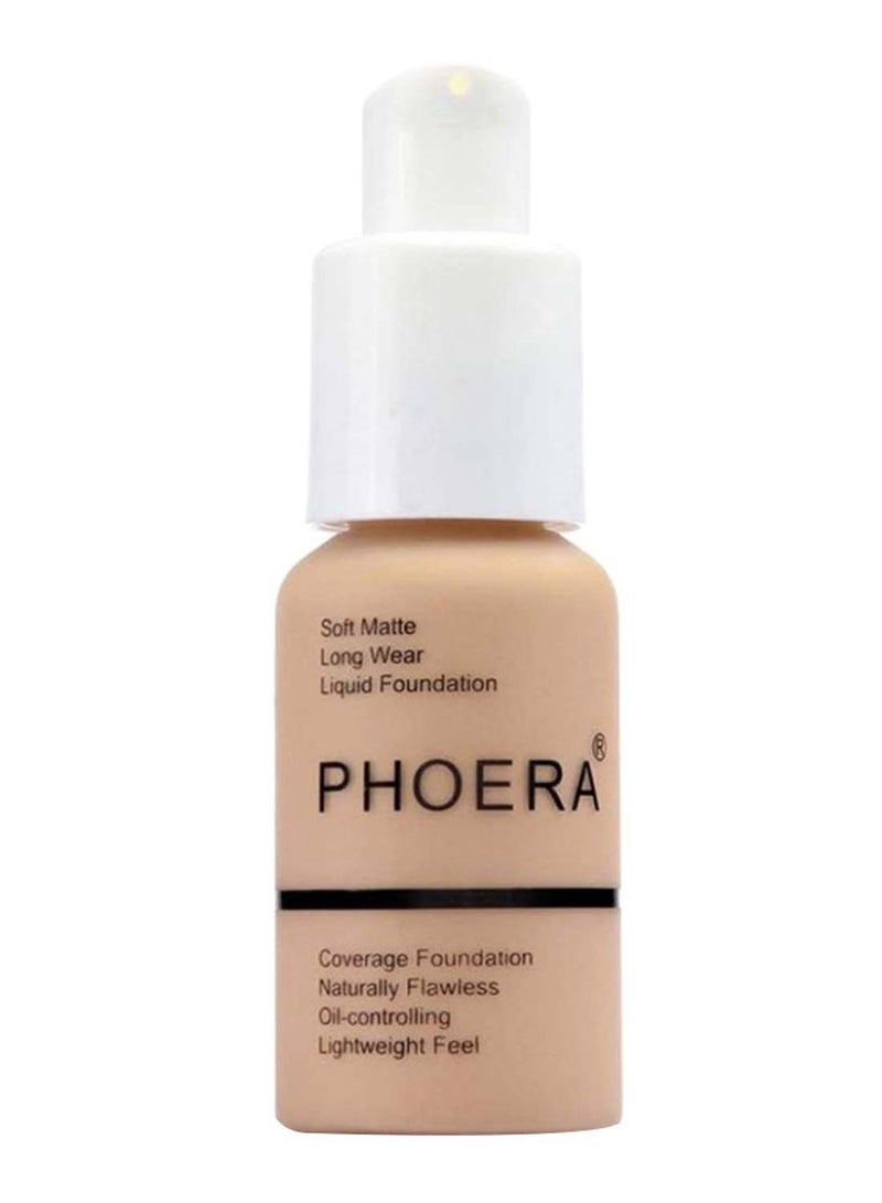 Phoera Full Coverage Liquid Foundation Beige - Image 2