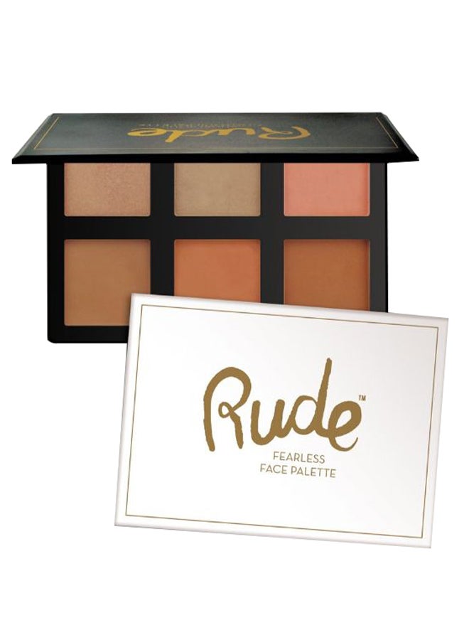 RUDE cosmetics - Long Lasting Fearless Face Highlighter Palette Multicolour - Image 1