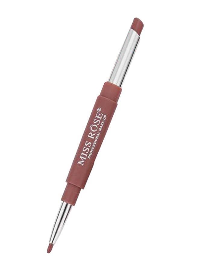 مس روز أحمر شفاه مطفأ 2 في 1 مضاد للمياه مع محدد شفاه وردي 47 - Image 2