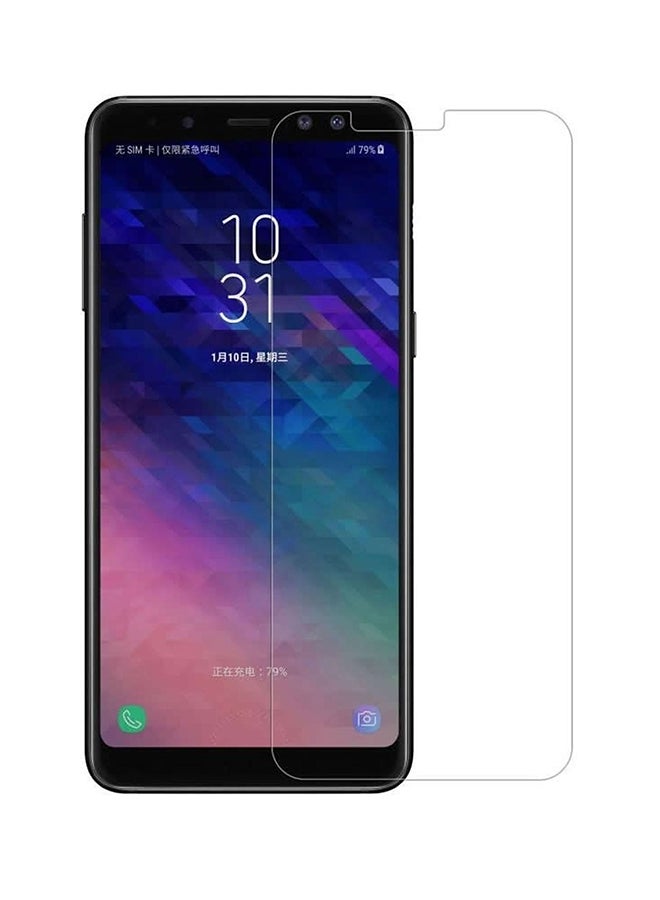 IQ Tempered Glass Screen Protector For Samsung A8S Transparent - Image 1