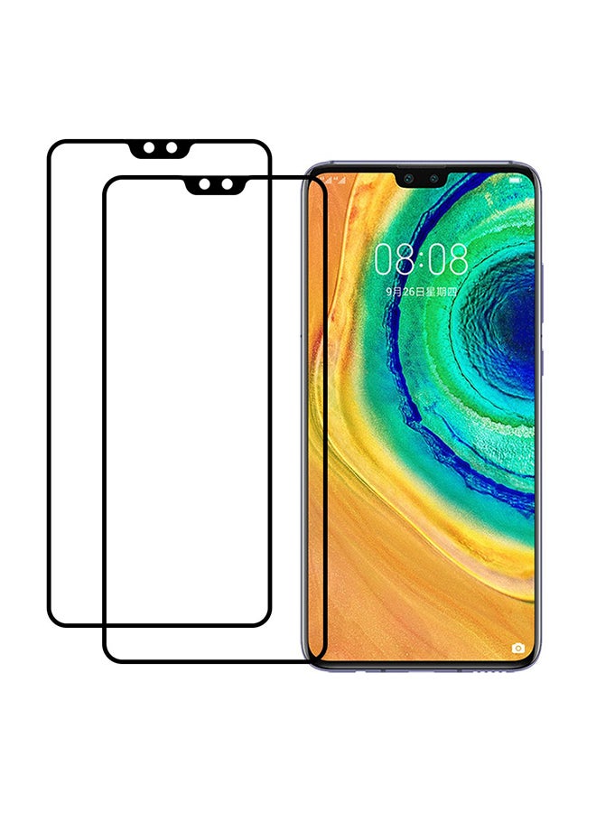 مارجون مجموعة مكونة من 2 لاصقة حماية للشاشة من الزجاج المقوى 3D لهاتف هواوي ميت 30 شفاف - Image 1