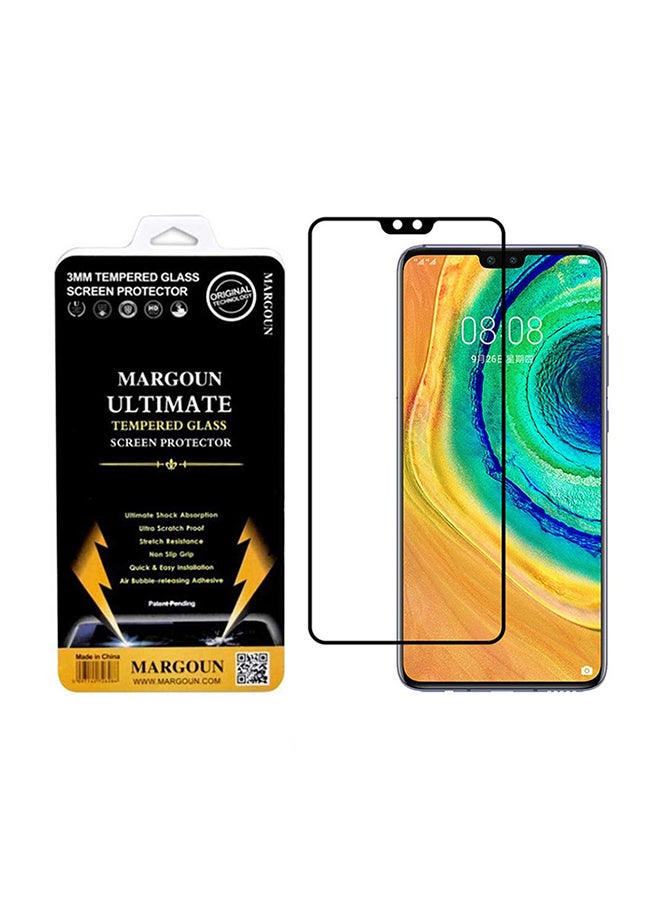 مارجون لاصقة حماية للشاشة ثلاثية الأبعاد من الزجاج المقوى لهاتف هواوي ميت 30 شفاف - Image 2