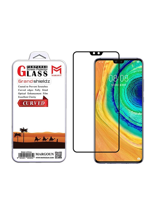 MARGOUN 3D Tempered Glass Screen Protector For Huawei Mate 30 Clear - Image 2