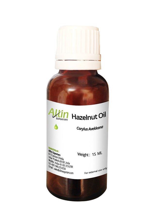 Allin Exporters Steam-Distilled Hazelnut Oil 15ml 