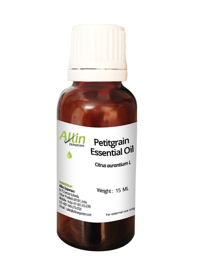 Allin Exporters Steam-Distilled Petitgrain Essential Oil 15ml 