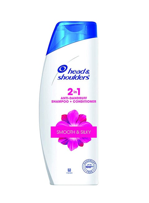 2-In-1 Smooth And Silky Anti Dandruff Shampoo Plus Conditioner 180ml