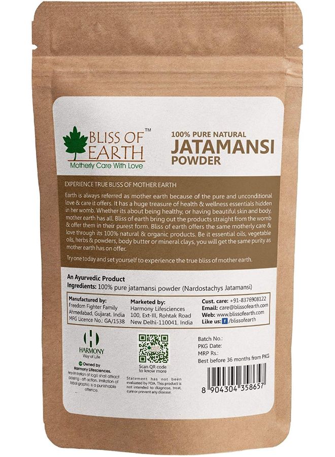 BLISS OF EARTH Jatamansi Powder 100grams  - Image 2