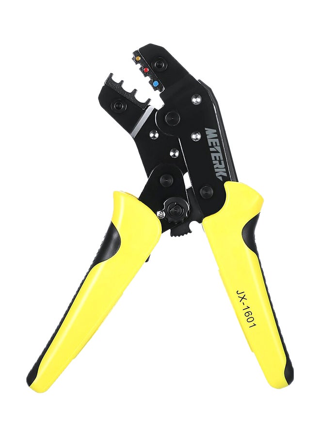 Meterk 4-In-1 Multi-Purpose Pliers Wire Crimping Tool Set Black/Yellow 28 x 6 x 14.5cm - Image 2
