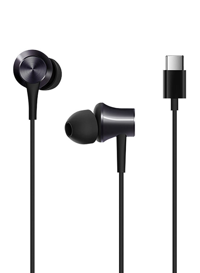 Xiaomi - Type-C Wired Piston Earphones Black - Image 1