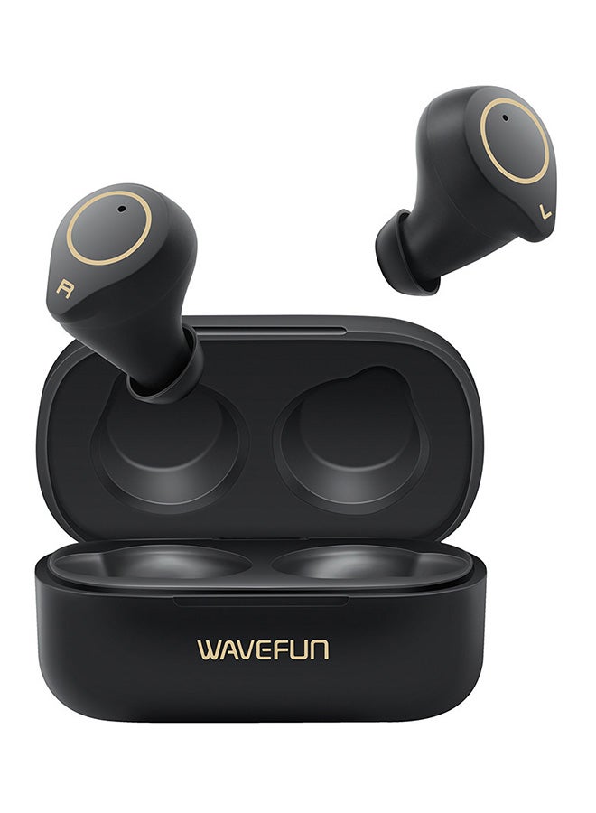 Generic - High Sound In-Ear Bluetooth Headphones Black - Image 1