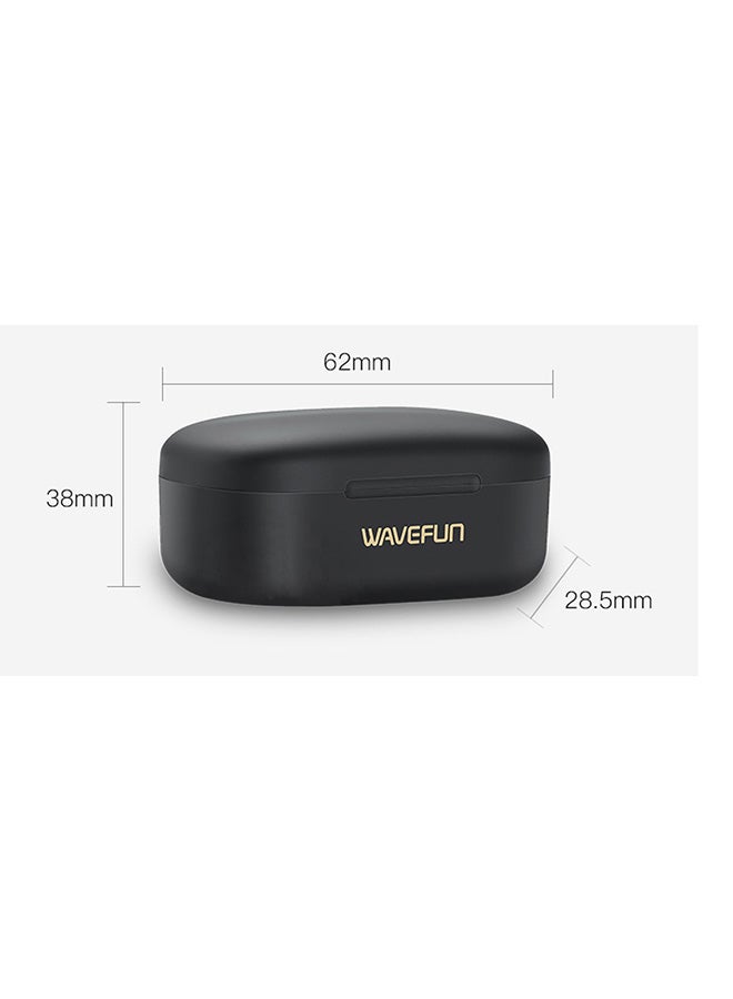 Generic - High Sound In-Ear Bluetooth Headphones Black - Image 1