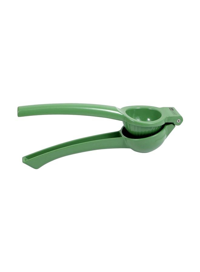 Amco - Aluminum Lemon Squeezer Green 8x2.4x1.5inch - Image 1