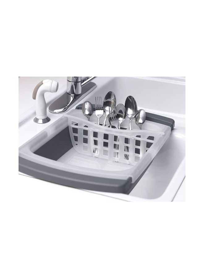 PREPWORKS Progressive Collapsible Over Folding Drainer Grey/White 16.5x12.25inch - Image 2