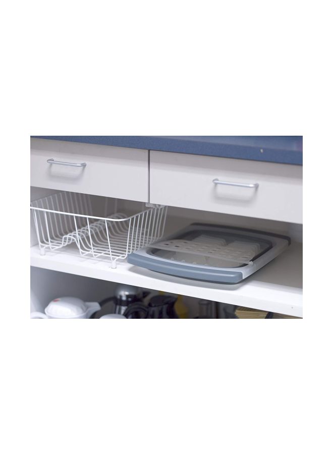 PREPWORKS Progressive Collapsible Over Folding Drainer Grey/White 16.5x12.25inch - Image 3