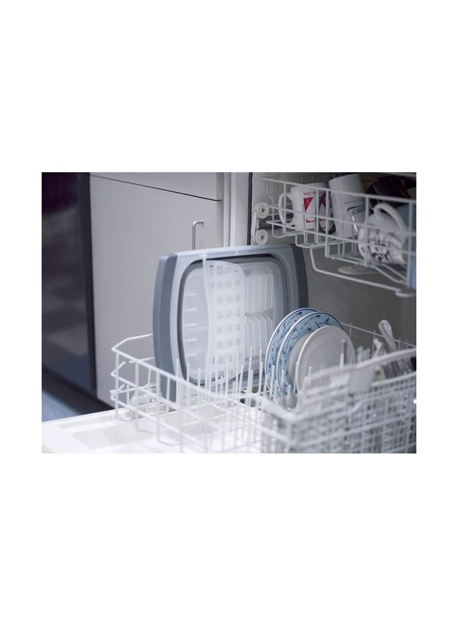 PREPWORKS Progressive Collapsible Over Folding Drainer Grey/White 16.5x12.25inch - Image 4