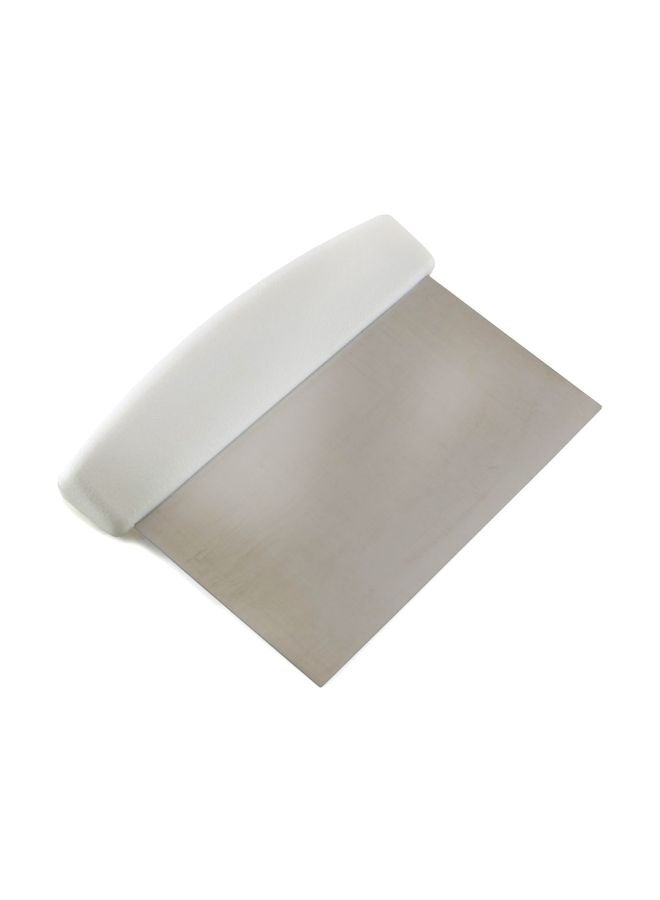 Stainless Steel Dough Scraper White 6inch